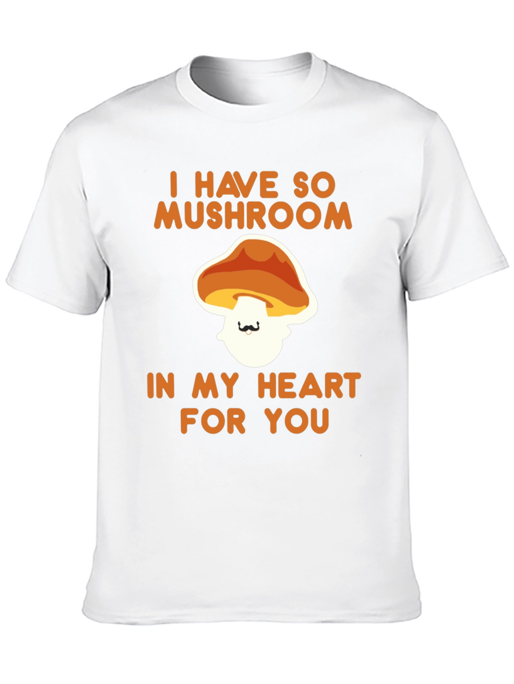 Mushroom Heart Graphic T-Shirt