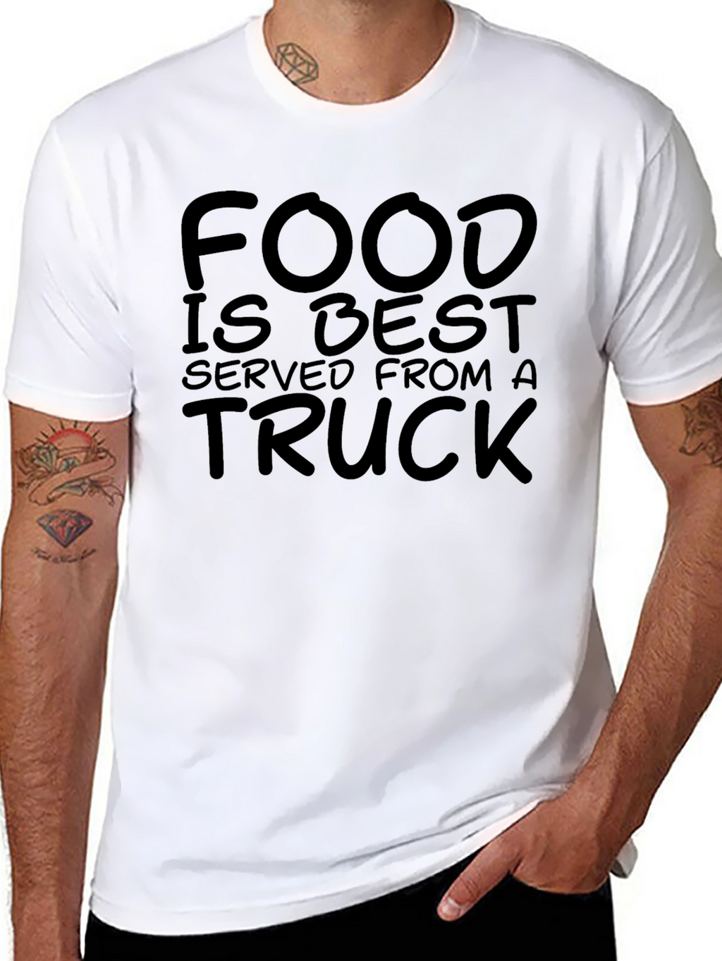 Food Truck T-Shirt - Best Served From a Truck