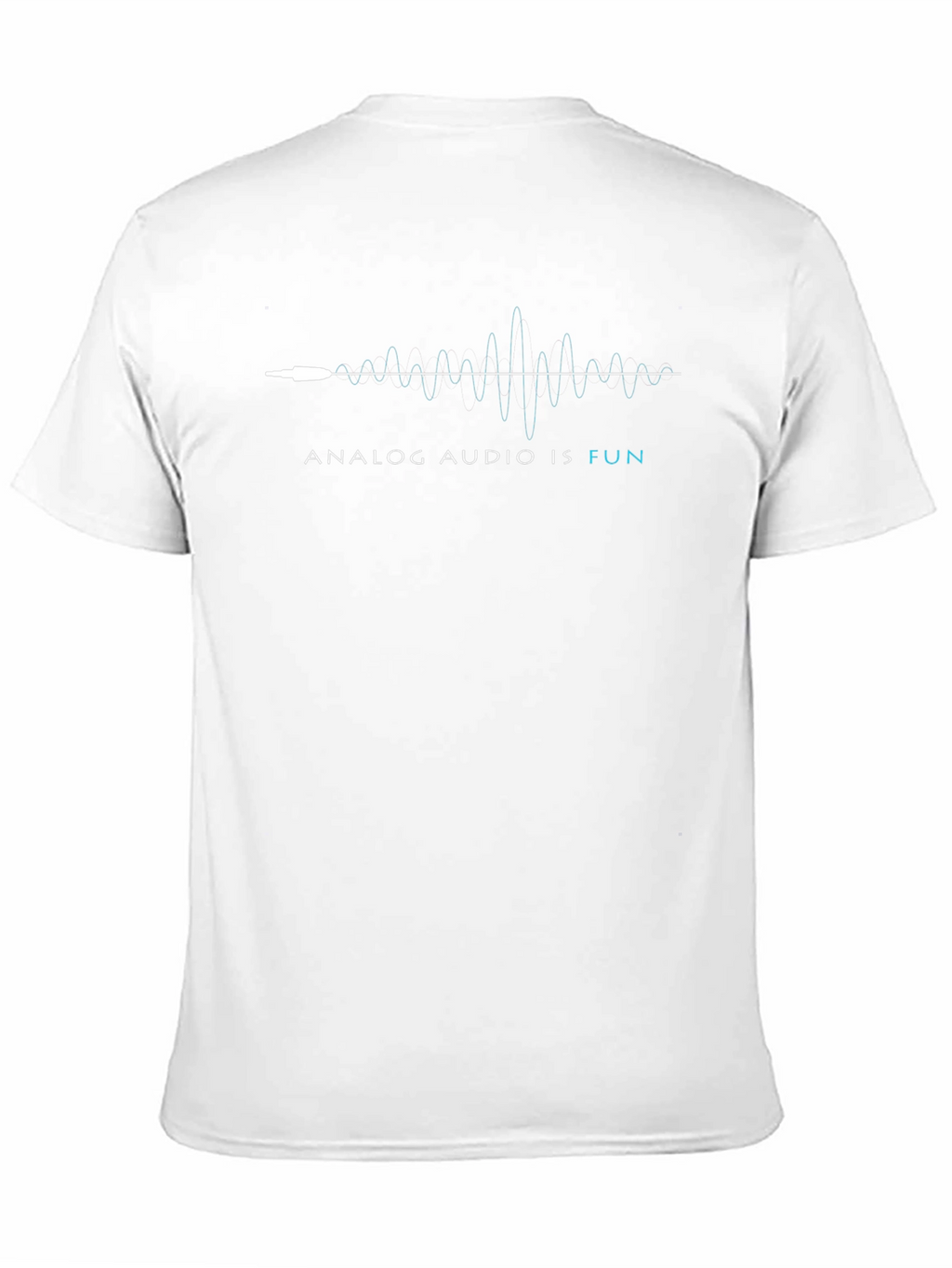 Analog Audio is Fun Black T-Shirt