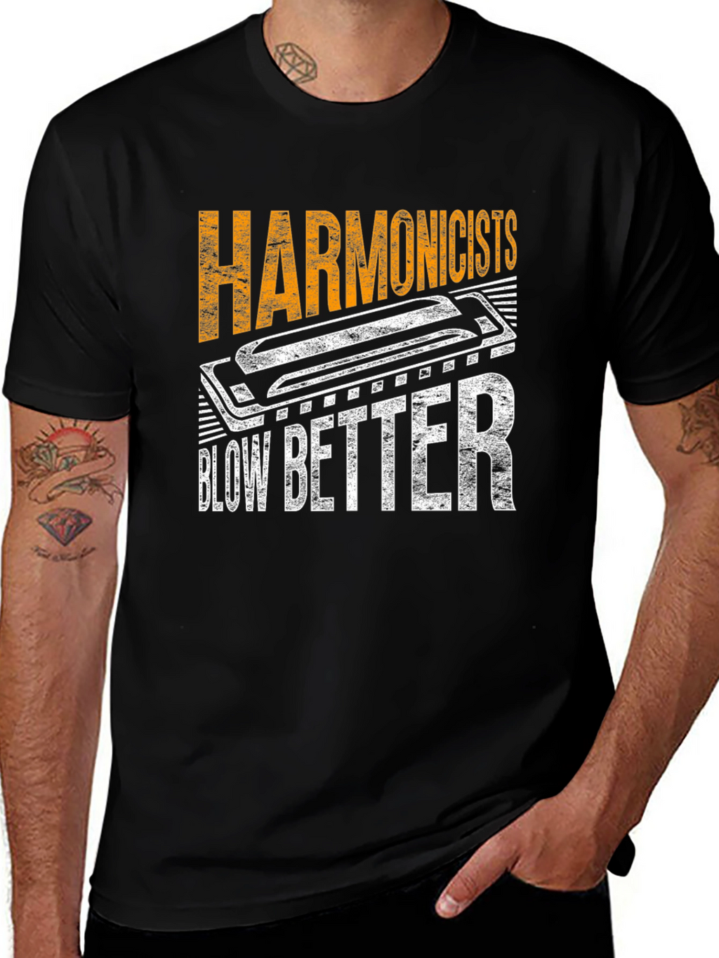 Harmonicists Blow Better Graphic T-Shirt