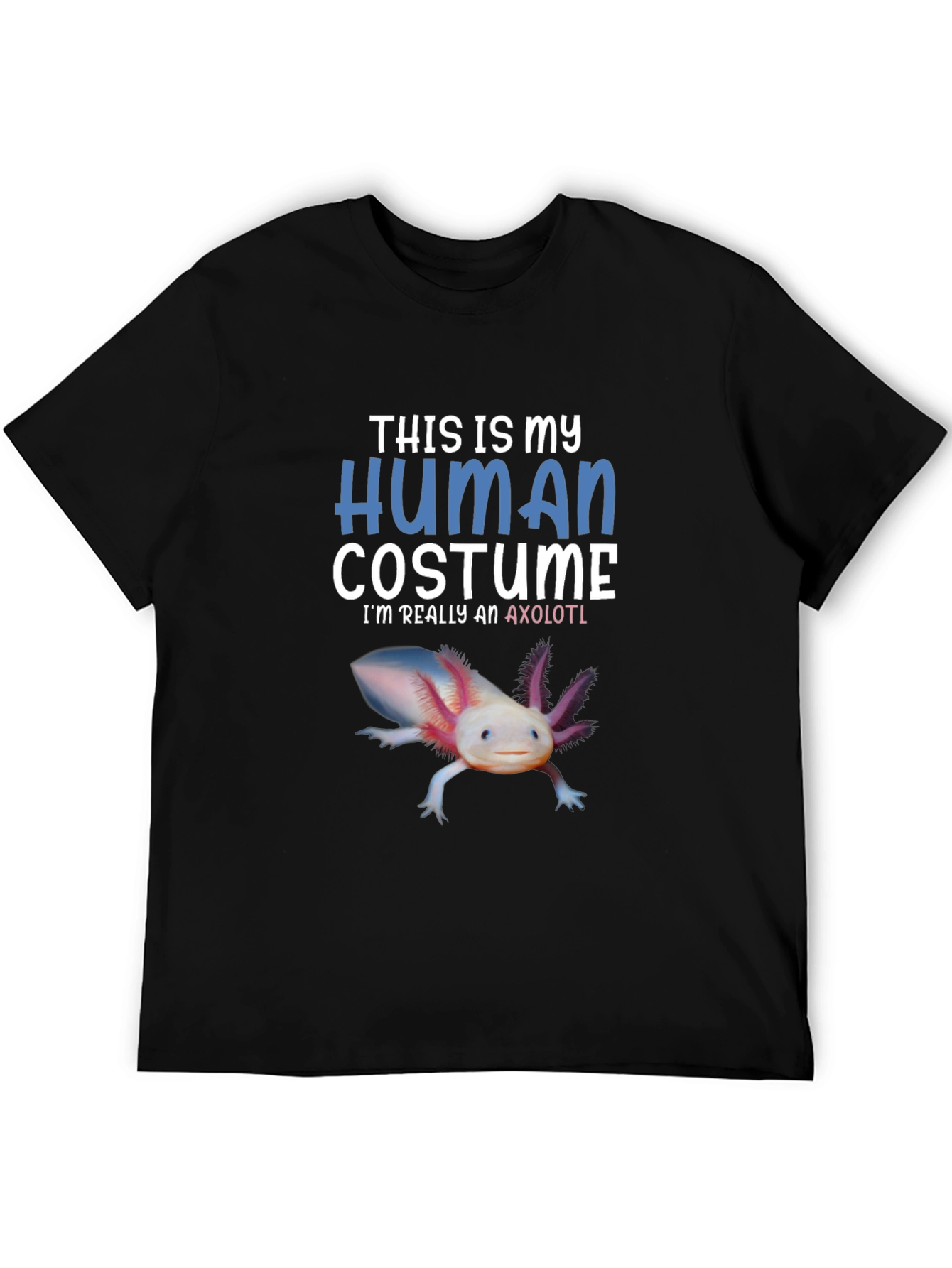 Human Costume Axolotl T-Shirt
