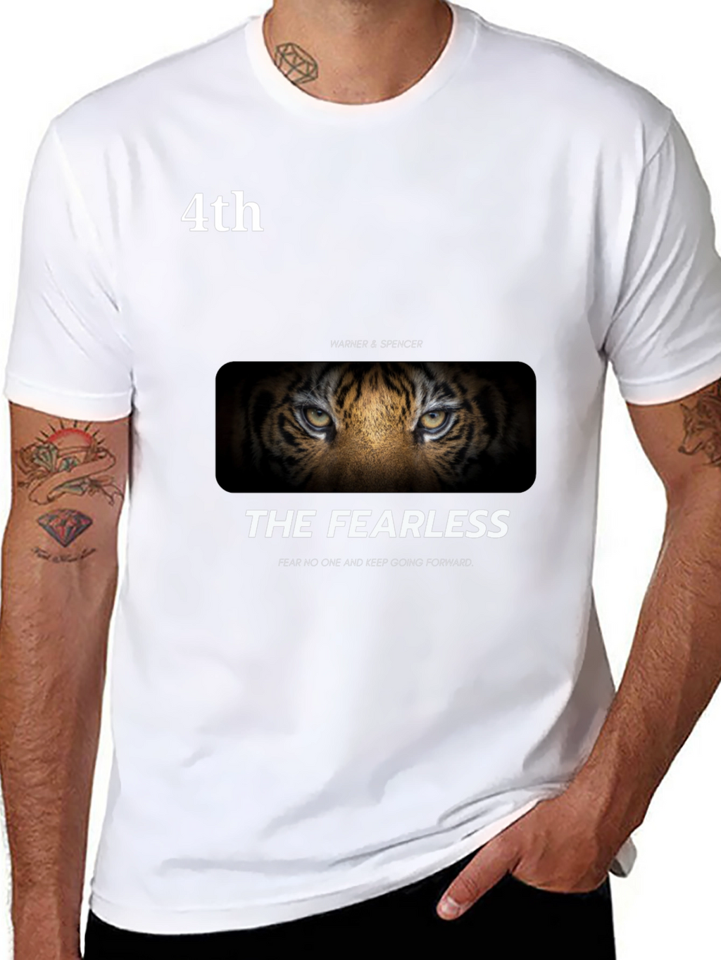 The Fearless Tiger Graphic T-Shirt