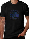 Fight Climate Change T-Shirt - Eco-Friendly Message Tee