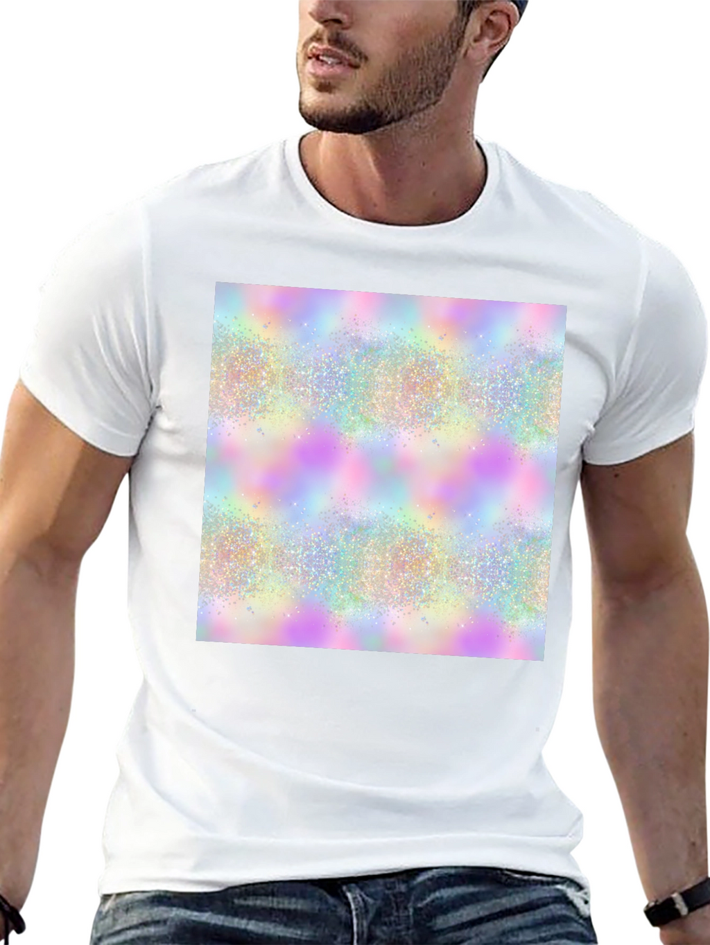 Abstract Pastel Sparkle T-Shirt