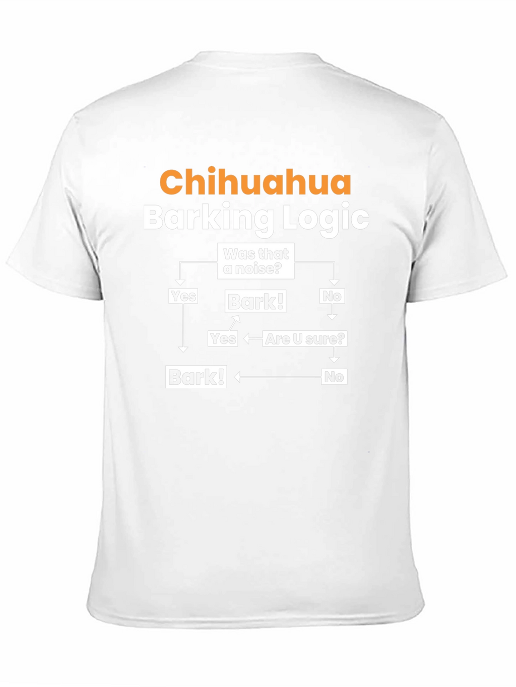 Chihuahua Barking Logic Graphic T-Shirt