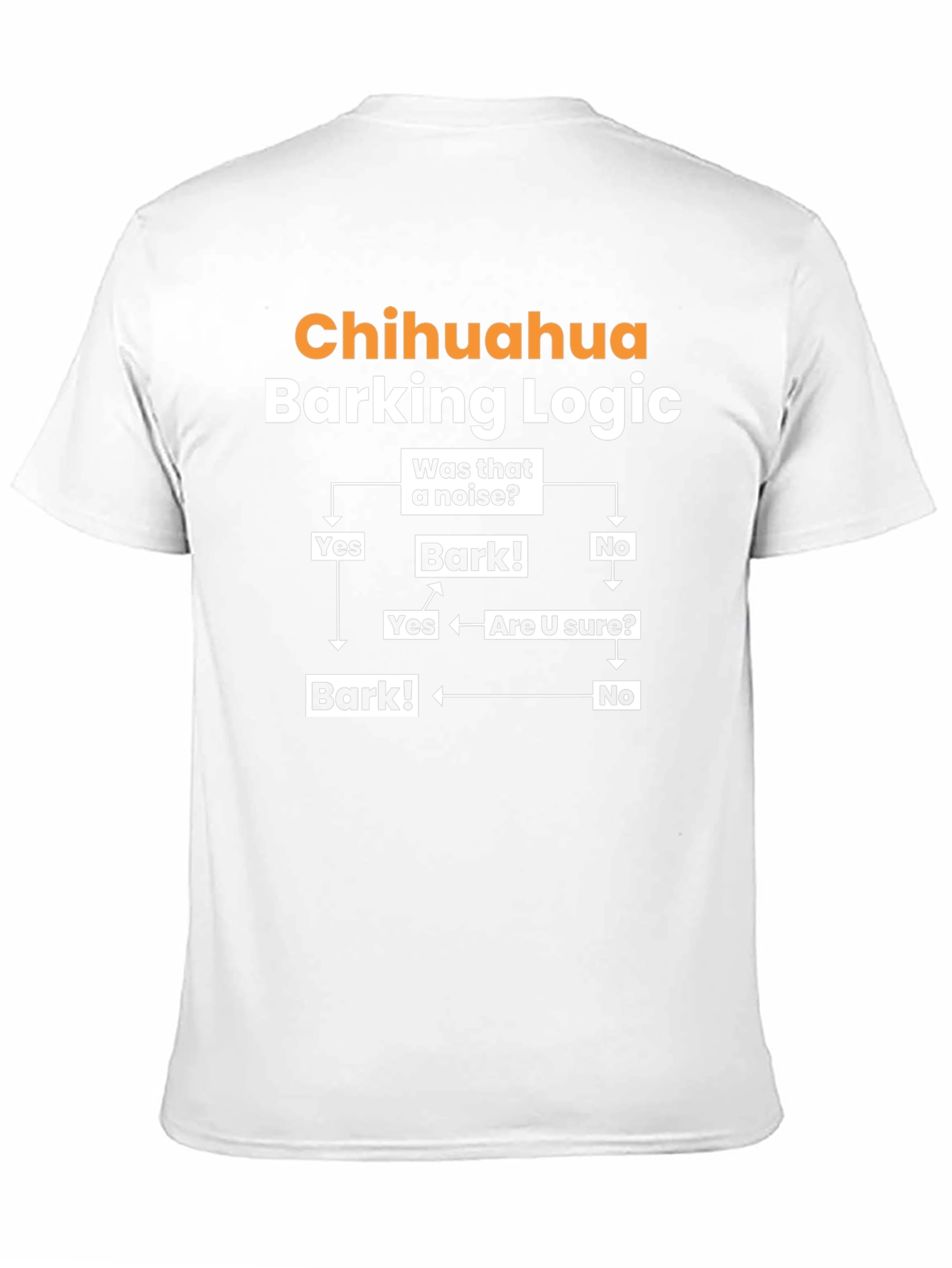 Chihuahua Barking Logic Graphic T-Shirt