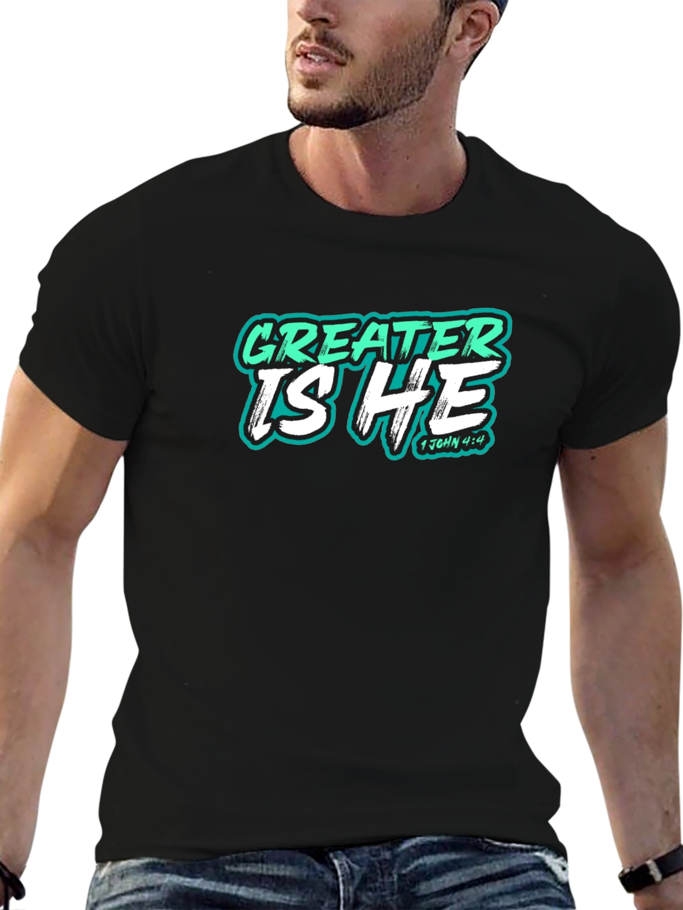 Greater Is He Christian T-Shirt