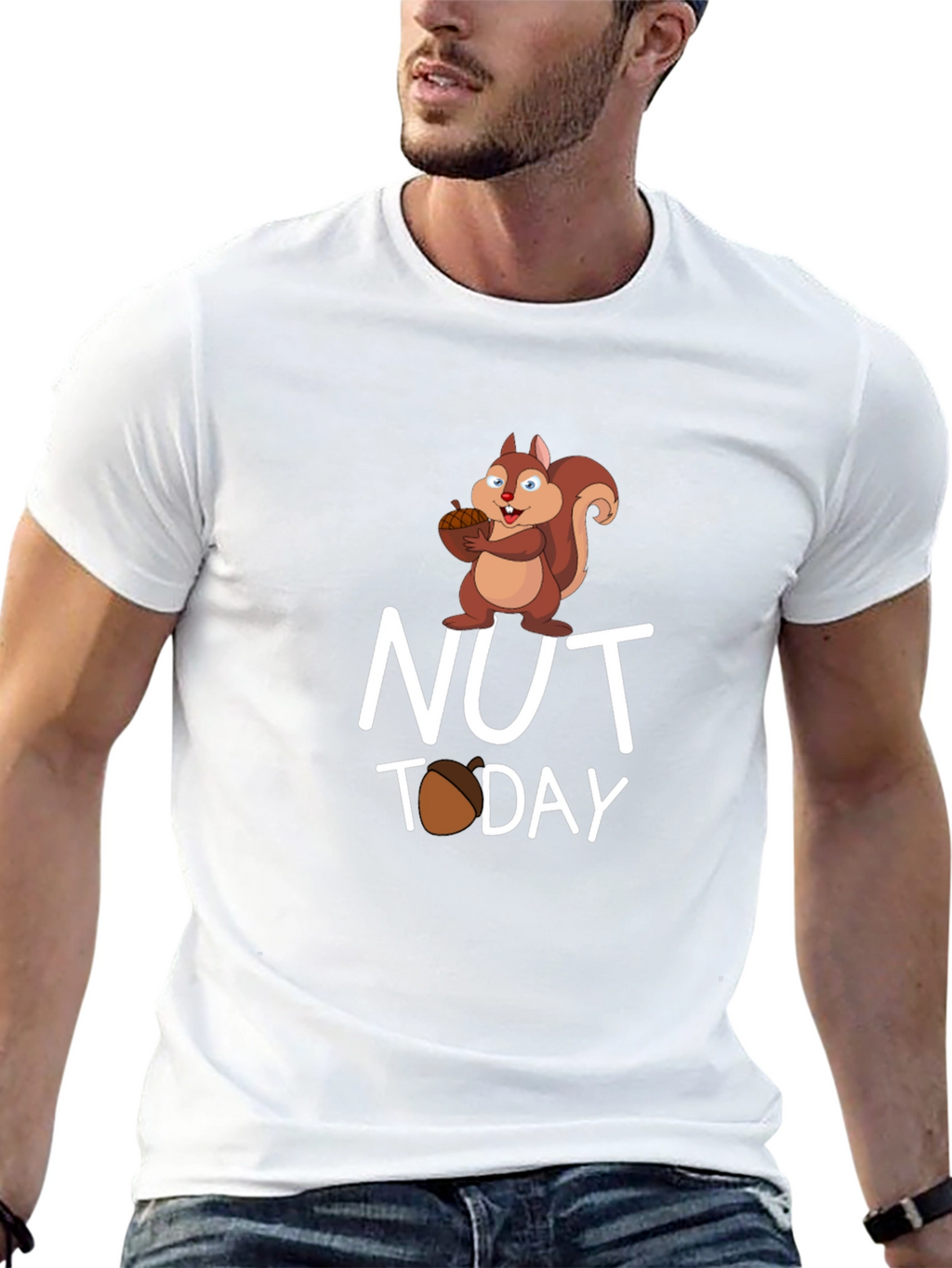 Nut Today Squirrel Graphic T-Shirt