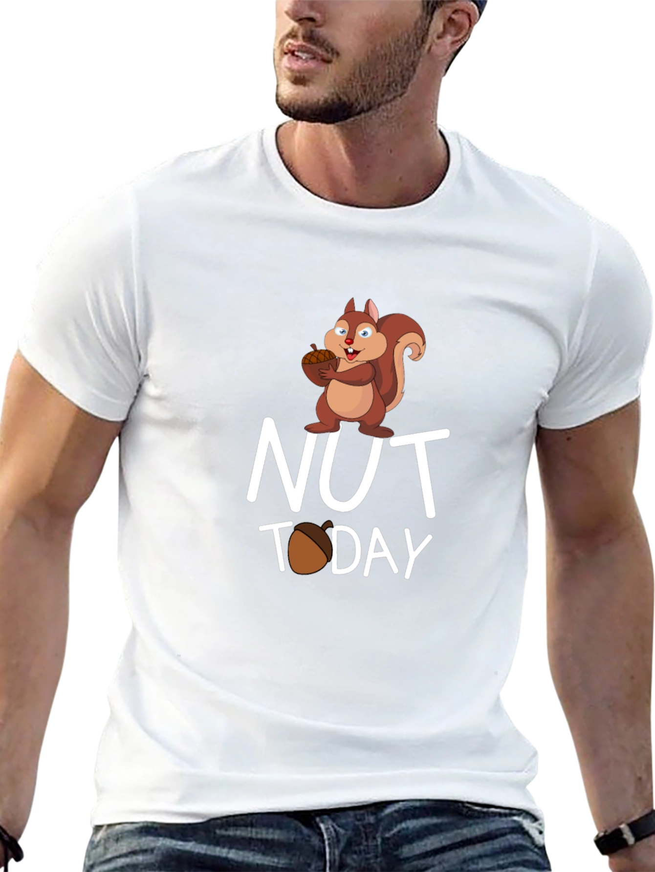 Nut Today Squirrel Graphic T-Shirt