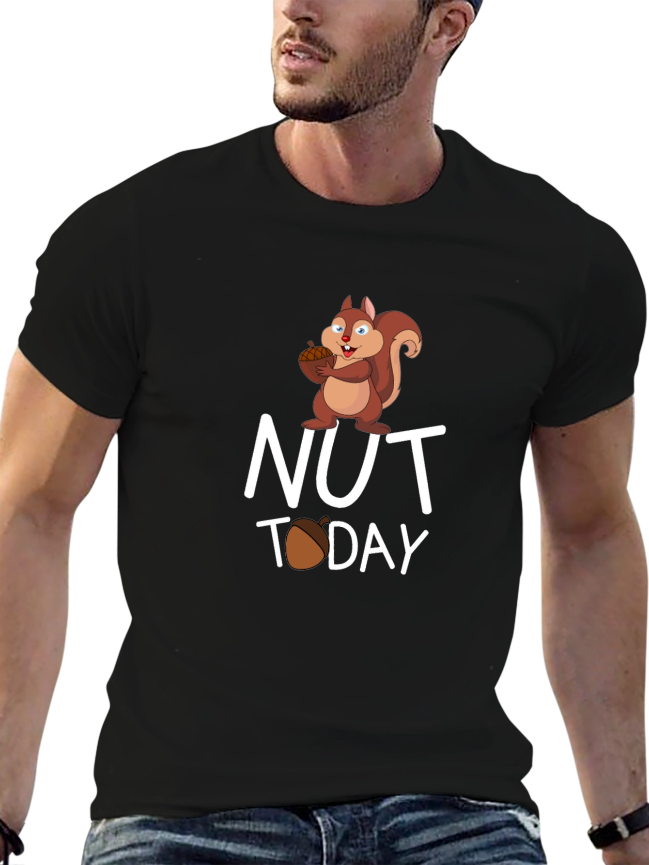 Nut Today Squirrel Graphic T-Shirt