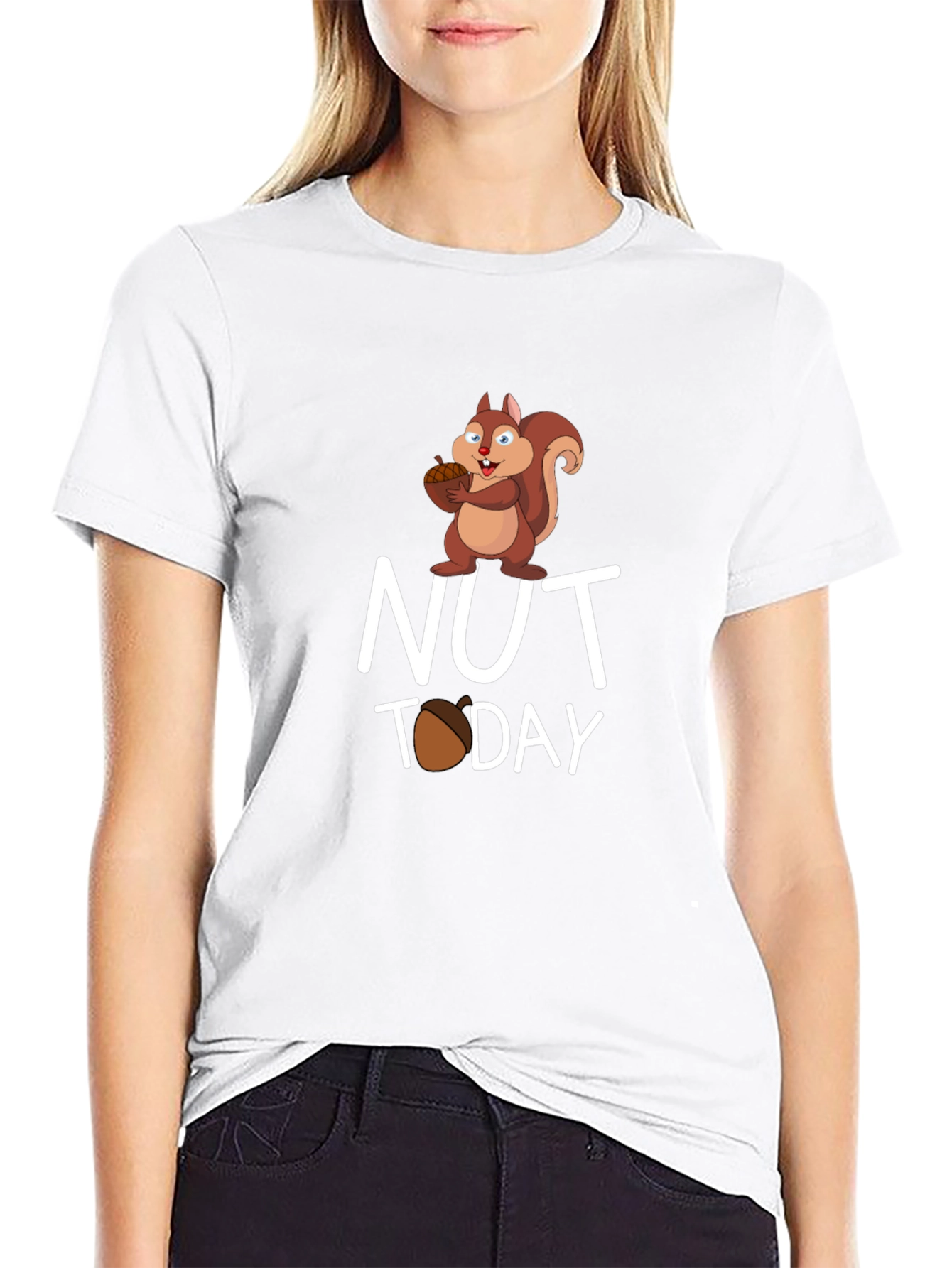 Nut Today Squirrel Graphic T-Shirt
