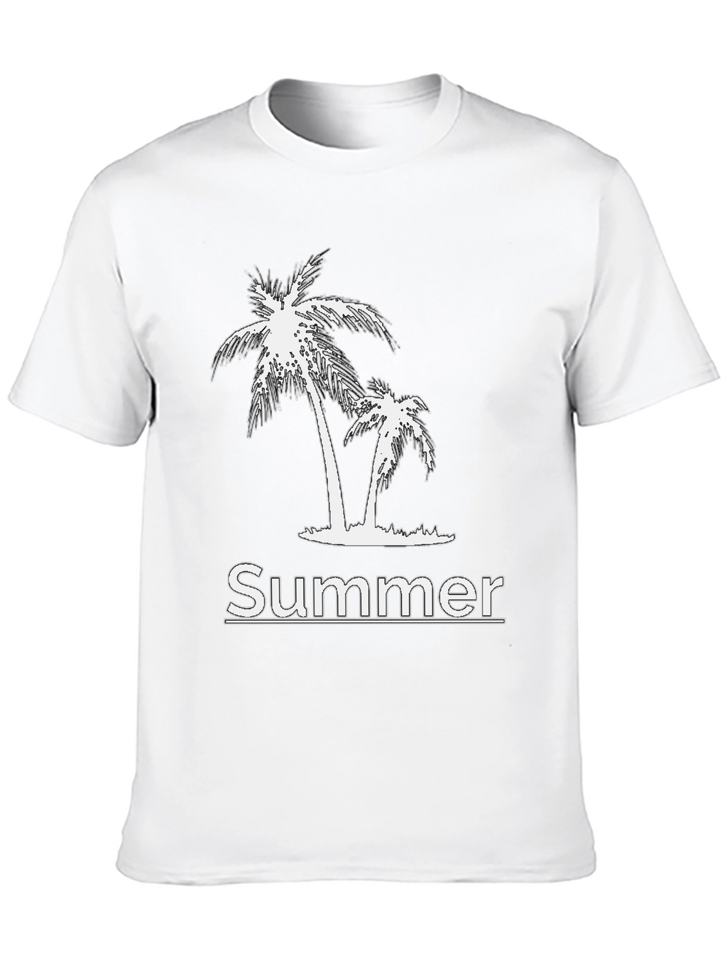 Summer Vibes Black Graphic Tee