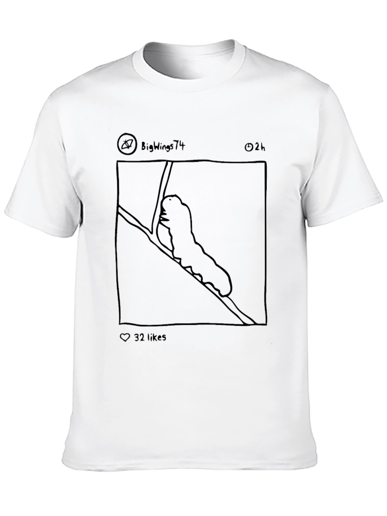 Caterpillar Post T-Shirt - Black