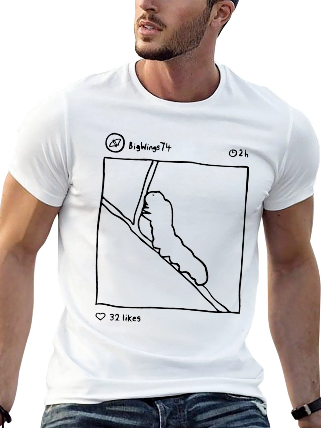 Caterpillar Post T-Shirt - Black