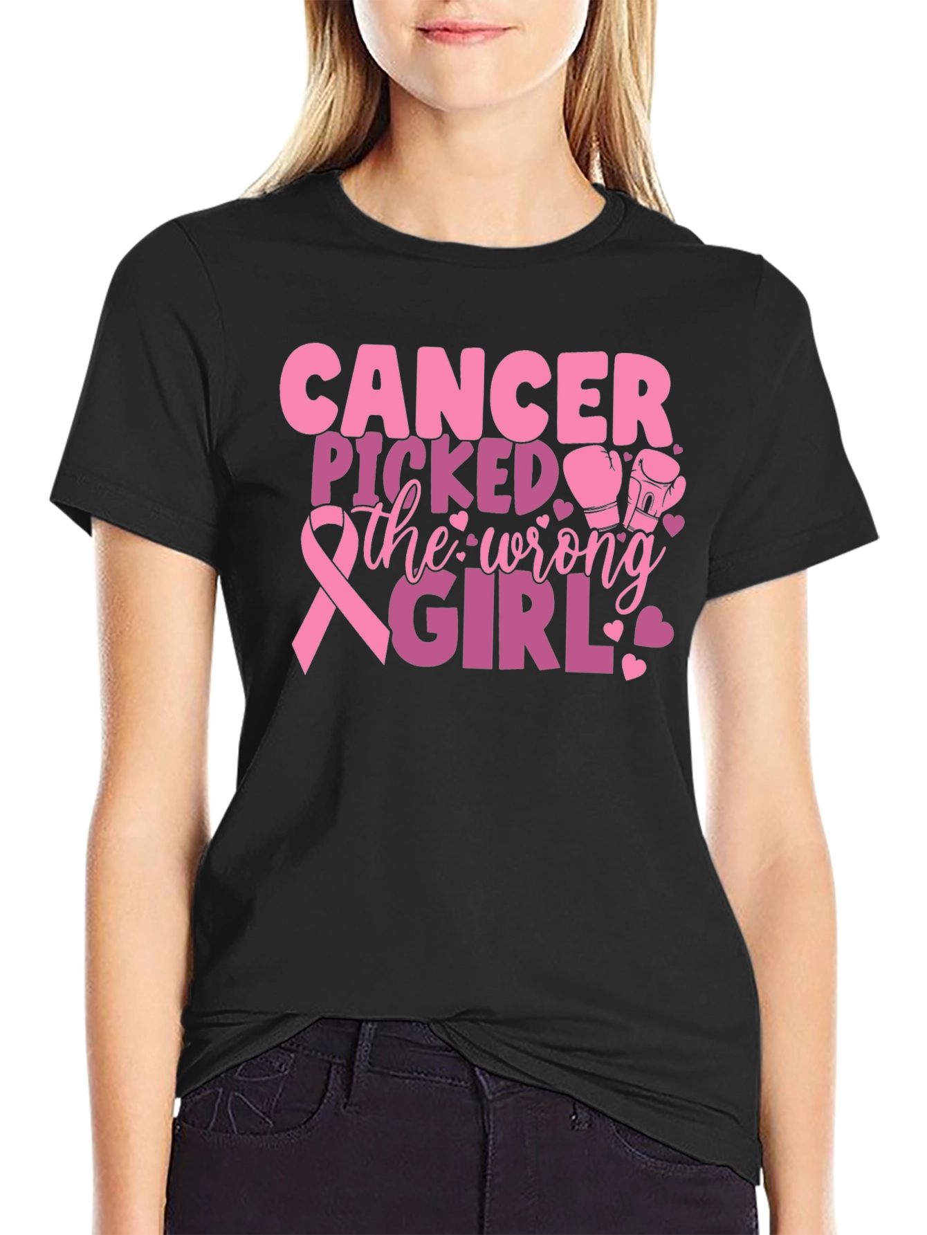 Cancer Picked the Wrong Girl T-Shirt