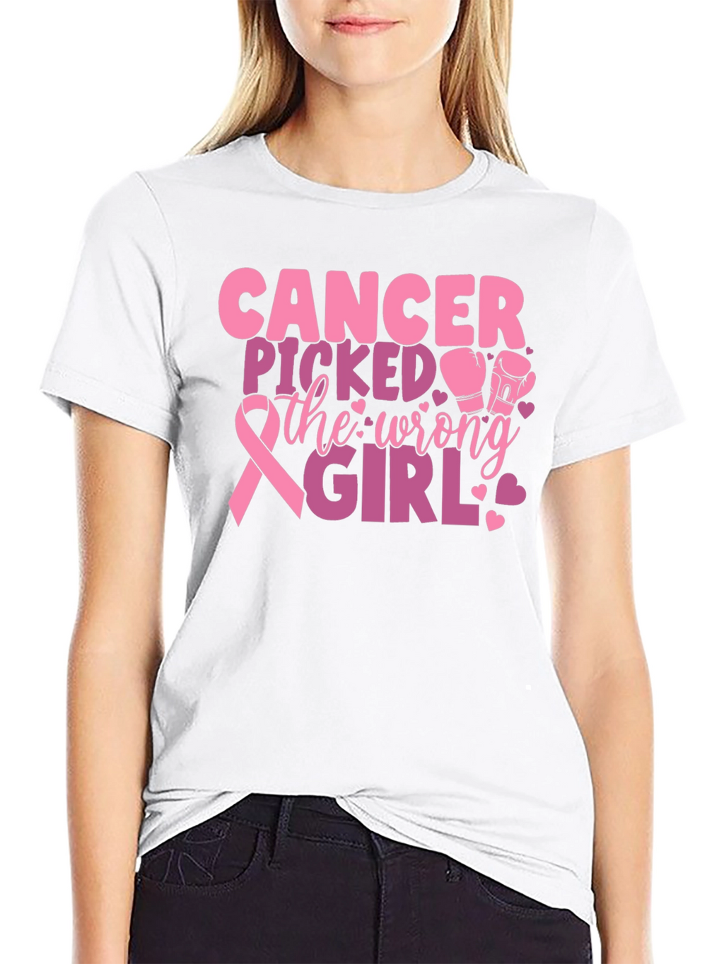 Cancer Picked the Wrong Girl T-Shirt