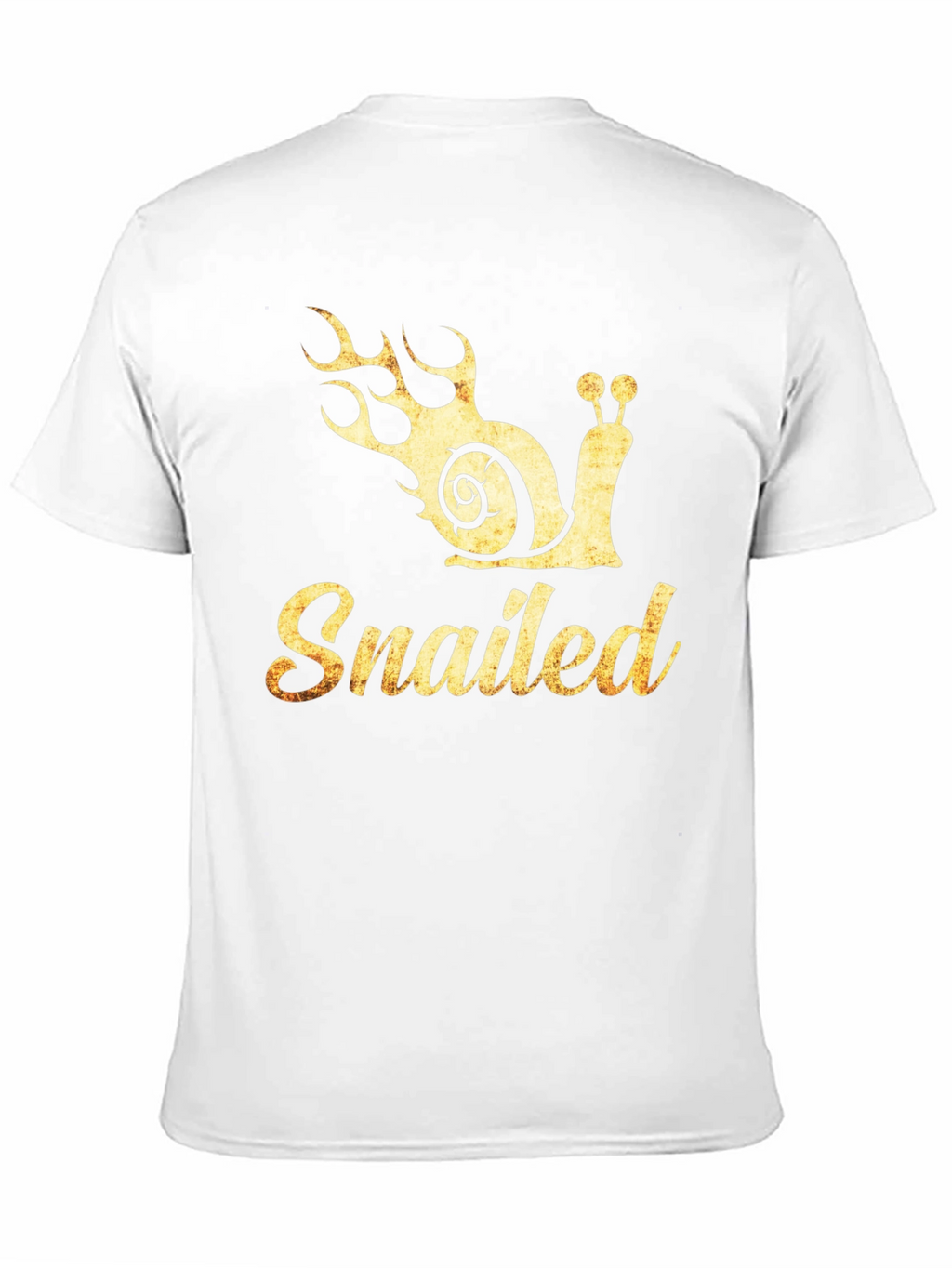 Snailed T-Shirt - Funny Snail with Flames Graphic Tee