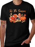 Tis The Season Football Pumpkin Spice T-Shirt