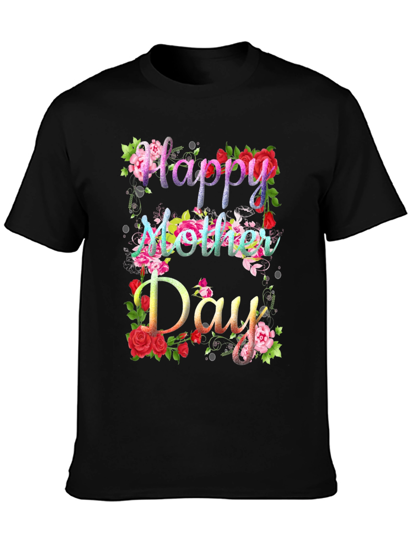 Happy Mothers Day Floral T-Shirt