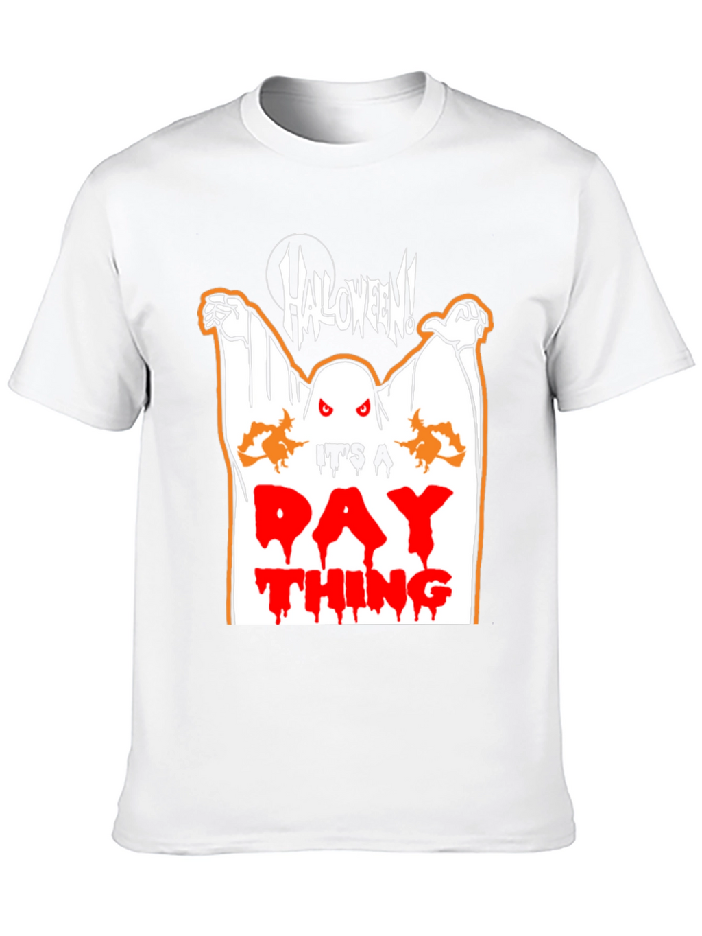 Halloween Ghost Graphic Tee - Its a Day Thing!