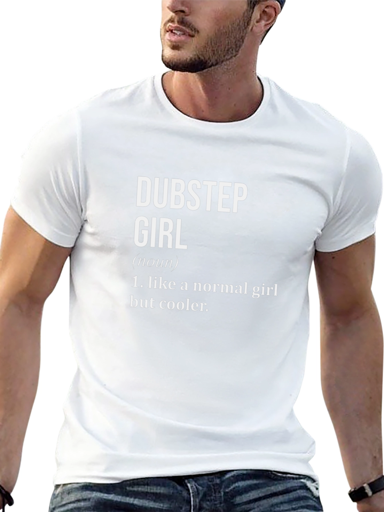 Dubstep Girl Definition T-Shirt - Black Novelty Tee