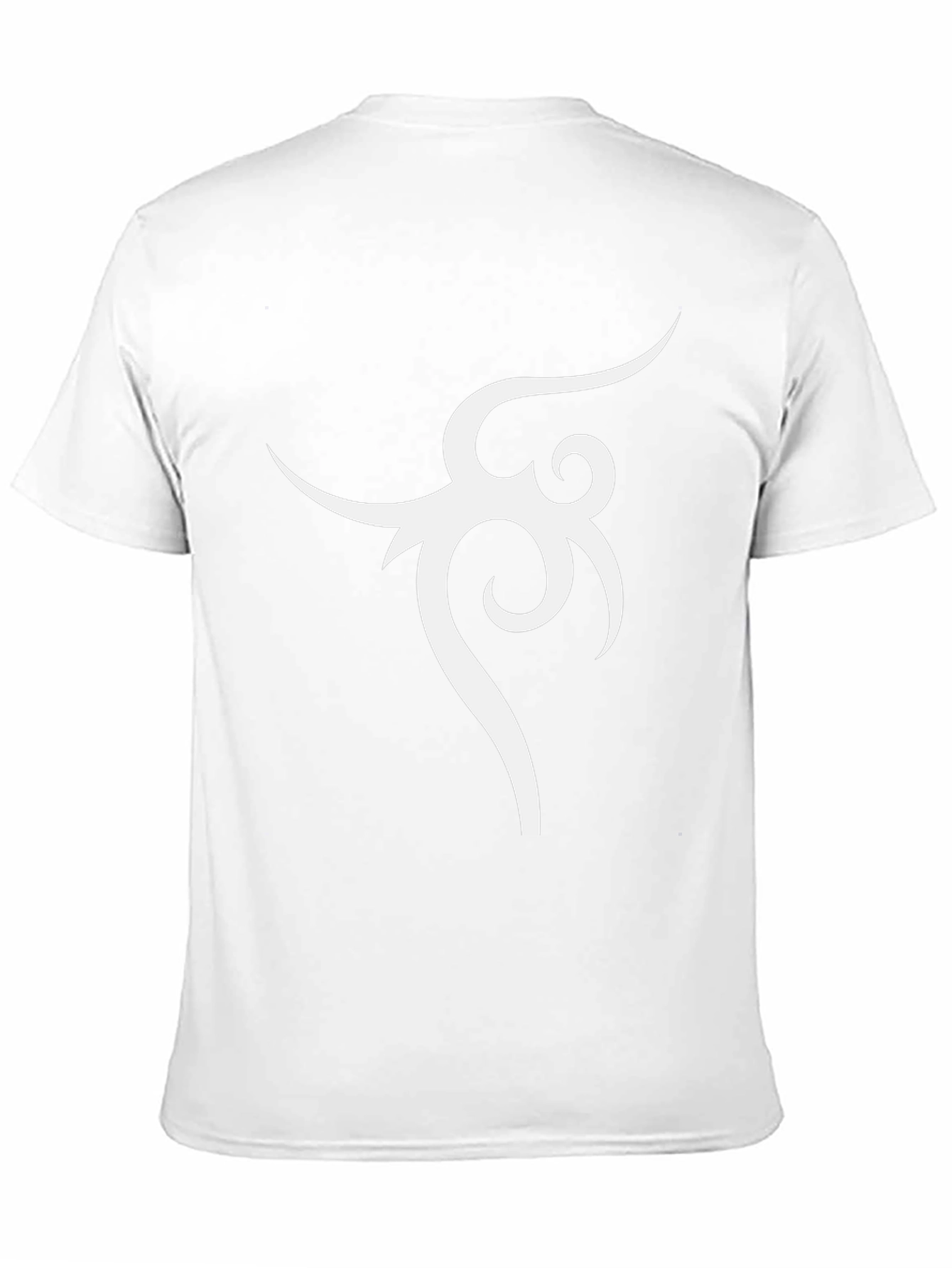 Tribal Design Black T-Shirt