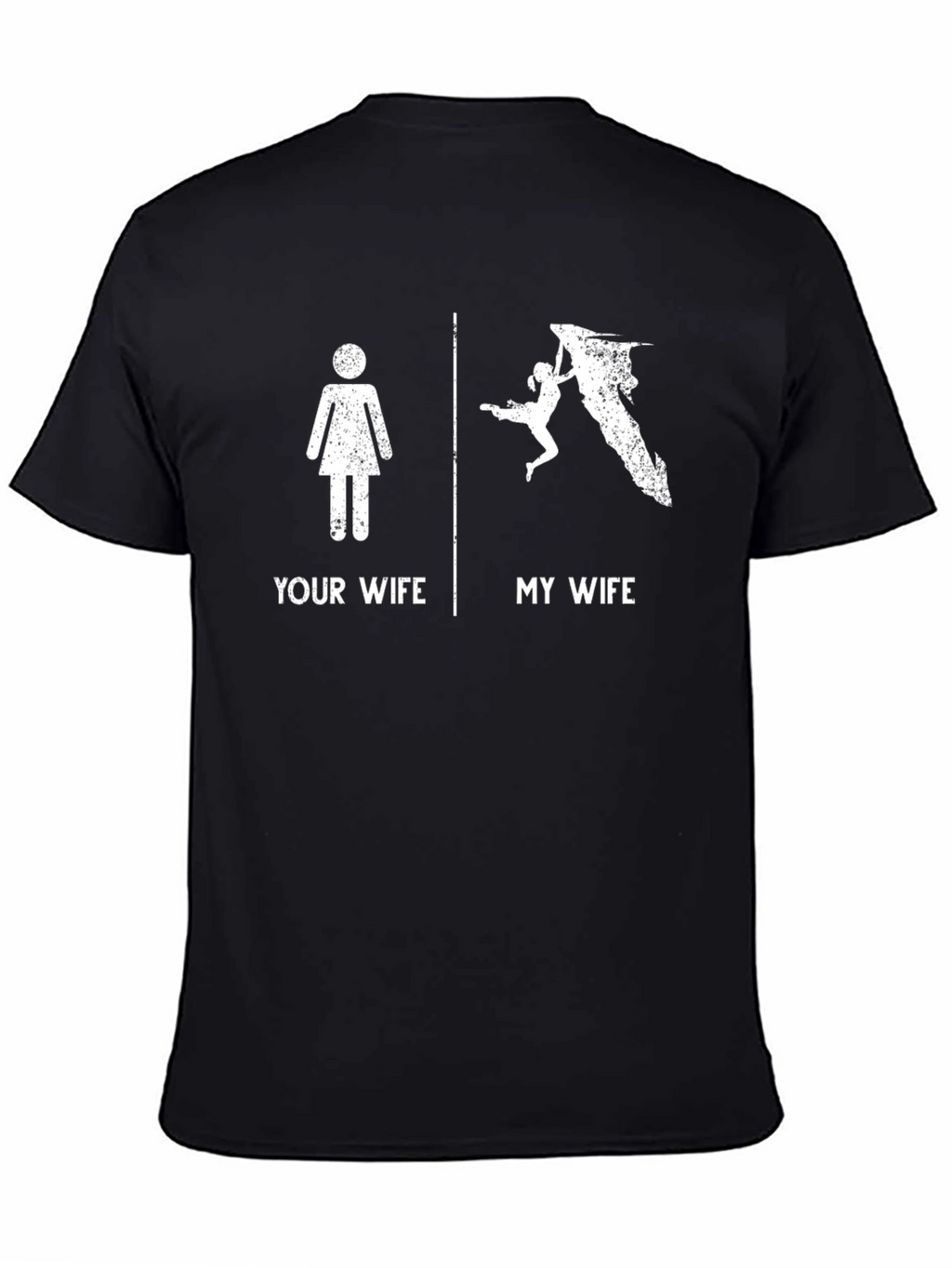 Funny Rock Climbing Wife T-Shirt