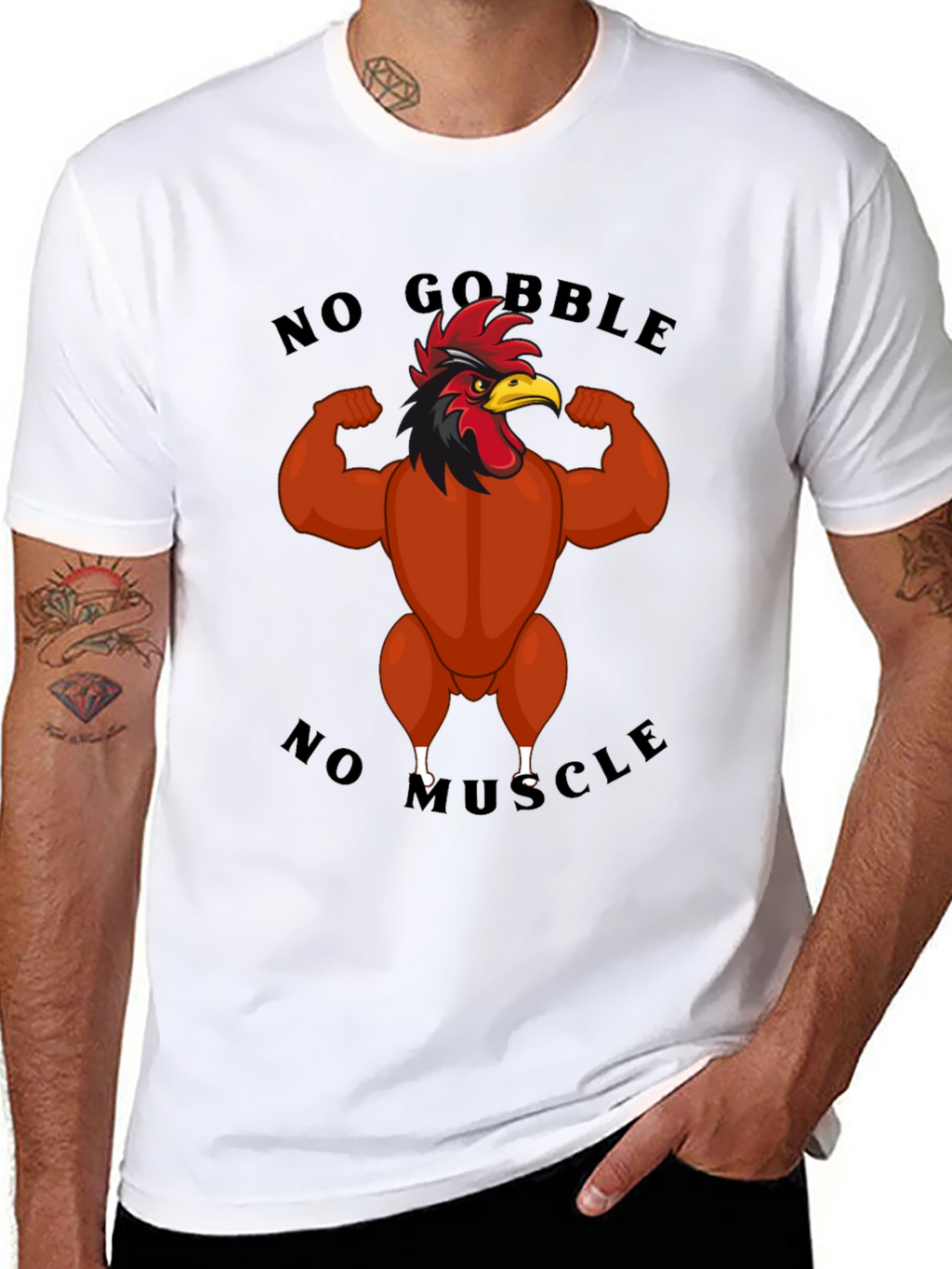 No Gobble No Muscle T-Shirt