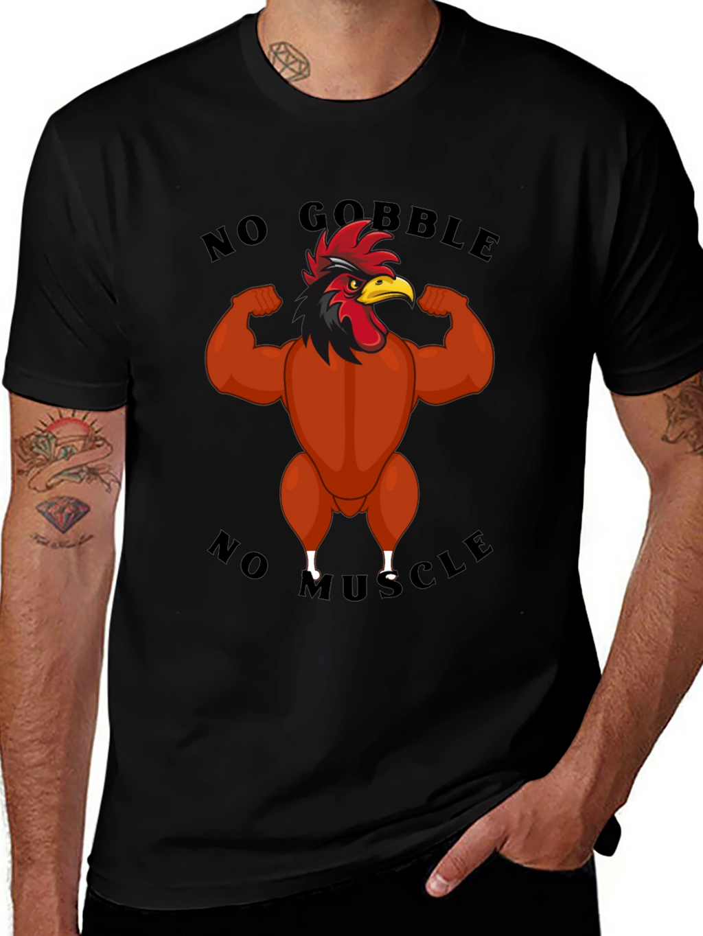 No Gobble No Muscle T-Shirt