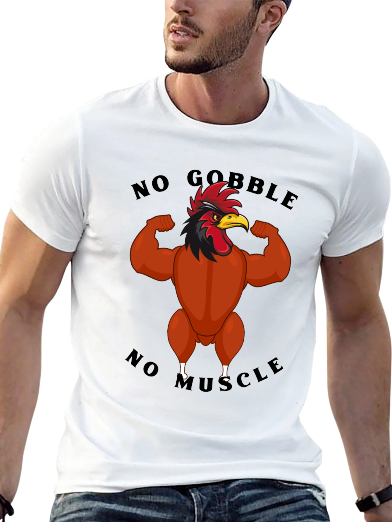 No Gobble No Muscle T-Shirt