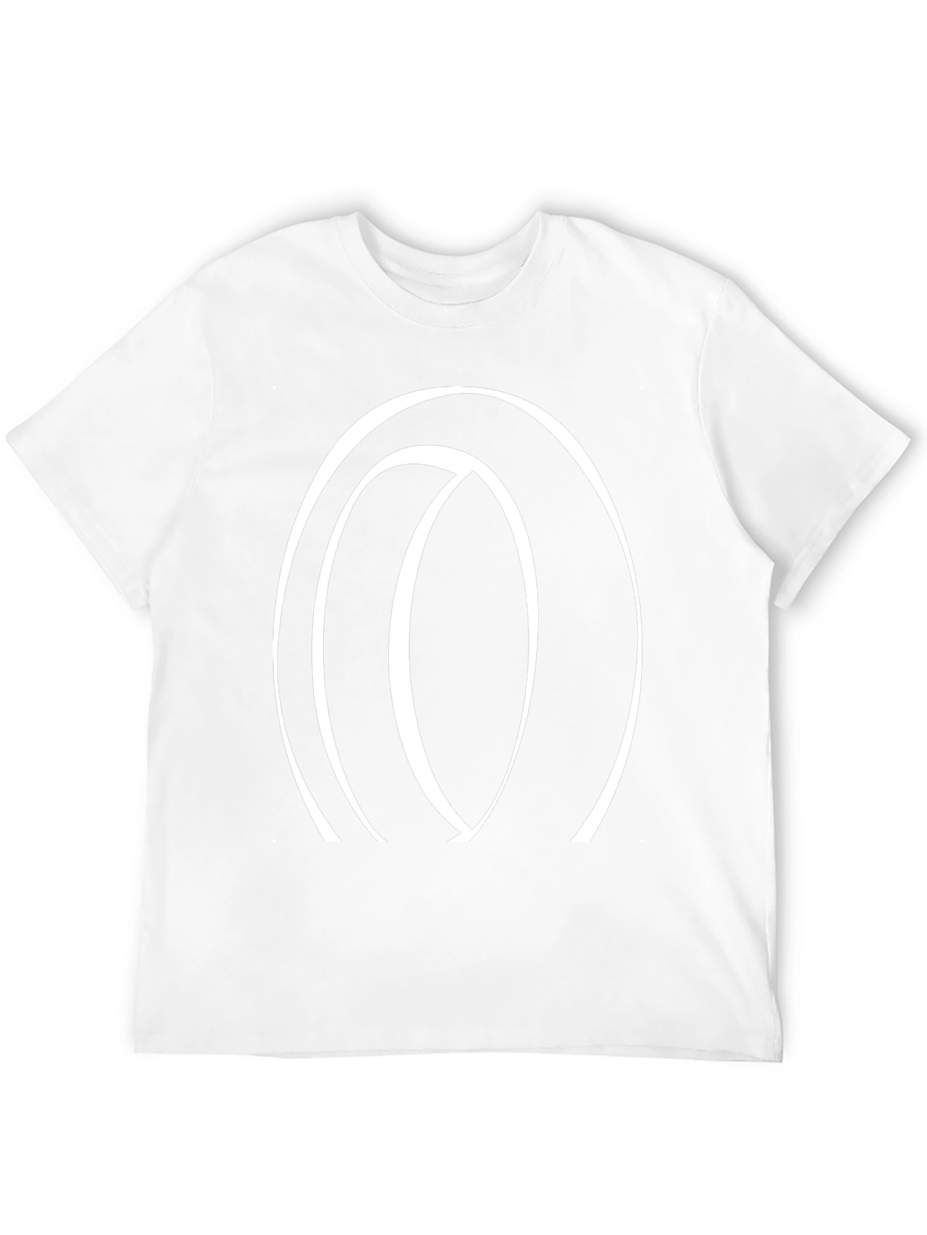 Abstract Circle Graphic Tee - Stylish Casual Wear