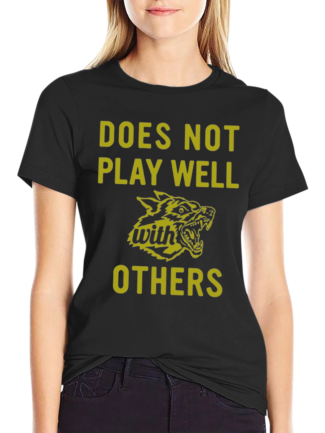 Does Not Play Well With Others Graphic Tee