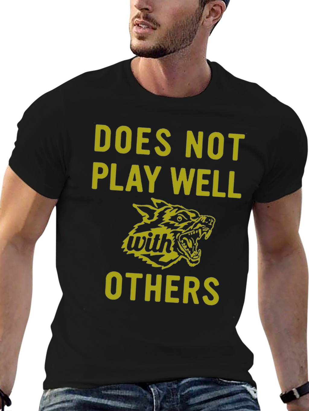 Does Not Play Well With Others Graphic Tee