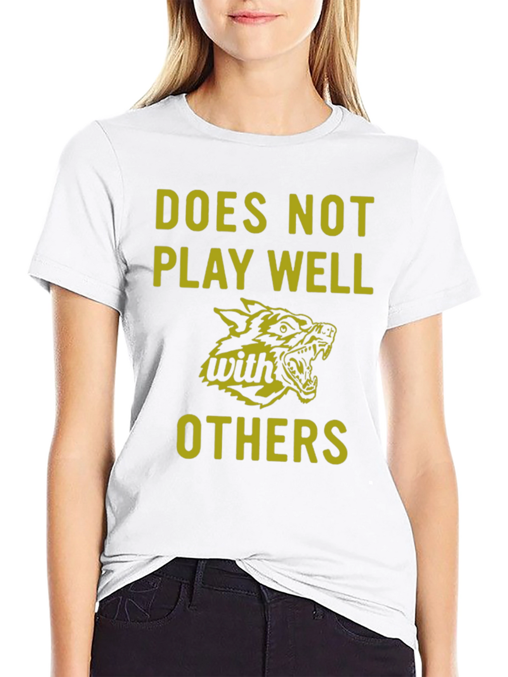 Does Not Play Well With Others Graphic Tee