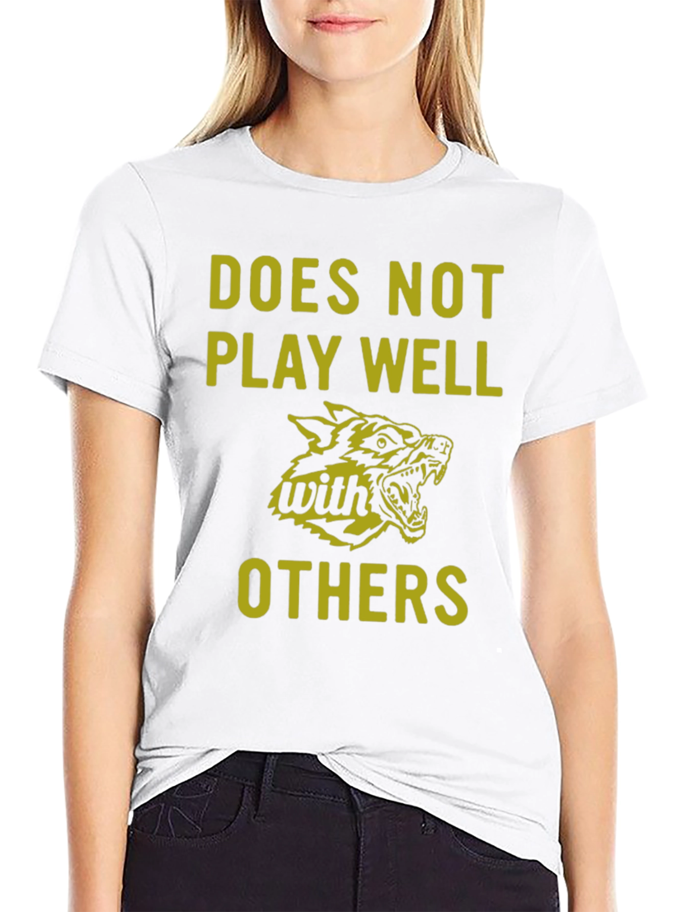 Does Not Play Well With Others Graphic Tee
