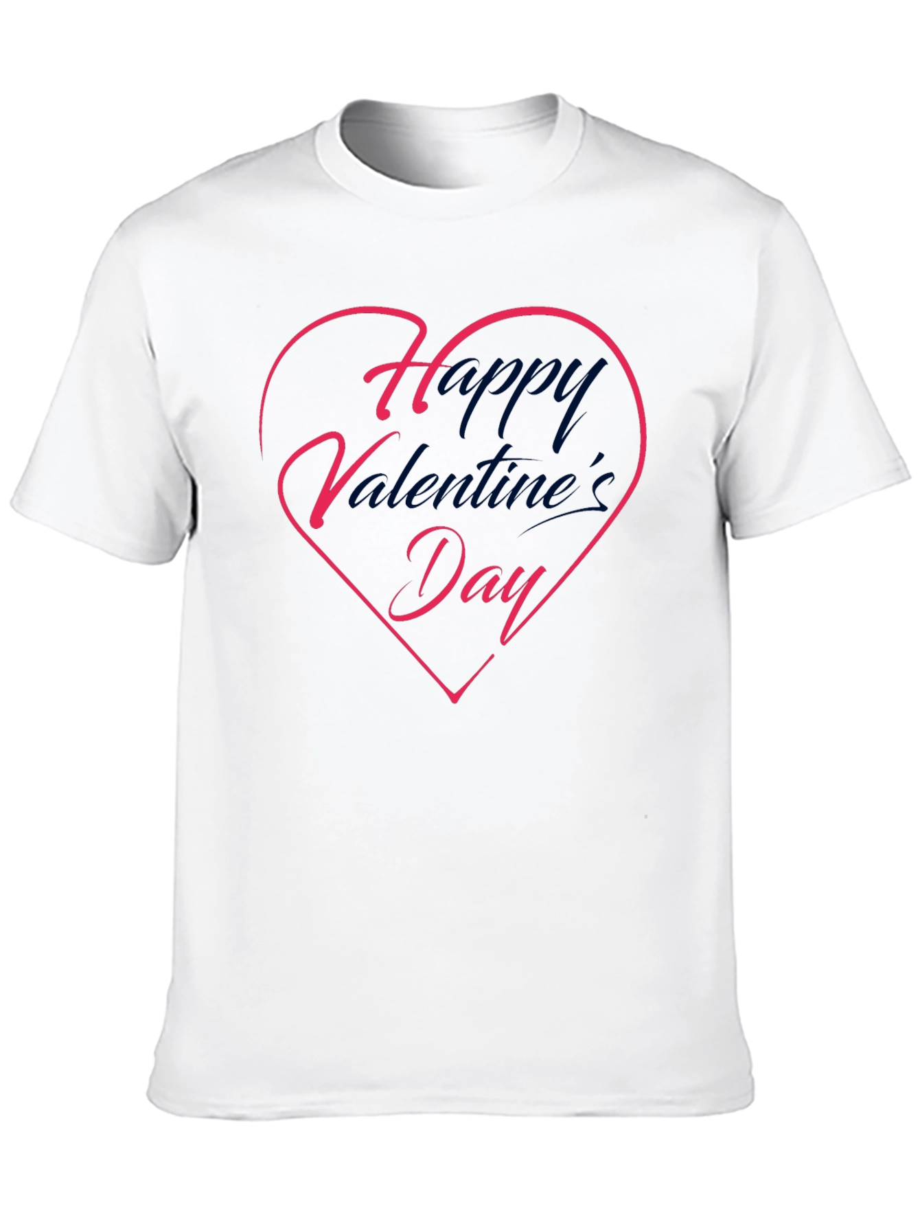 Happy Valentines Day Heart Graphic T-Shirt