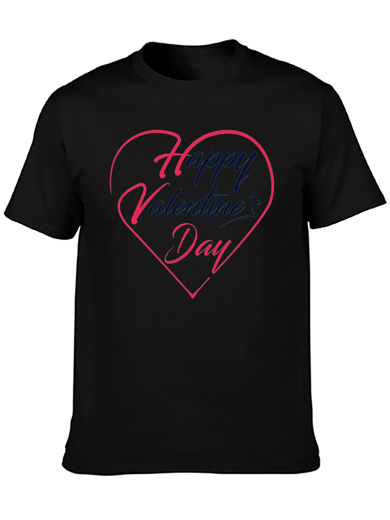 Happy Valentines Day Heart Graphic T-Shirt