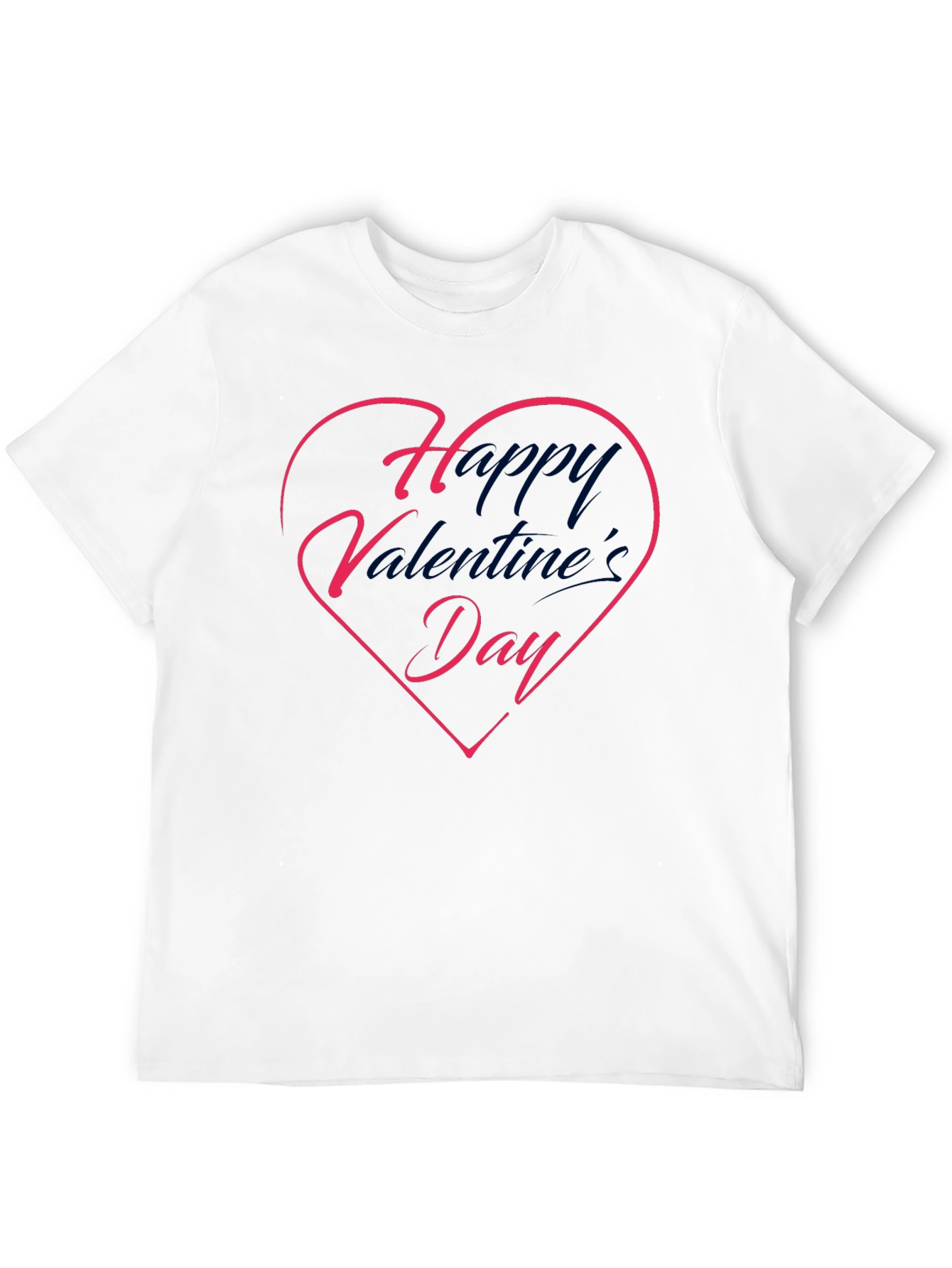 Happy Valentines Day Heart Graphic T-Shirt