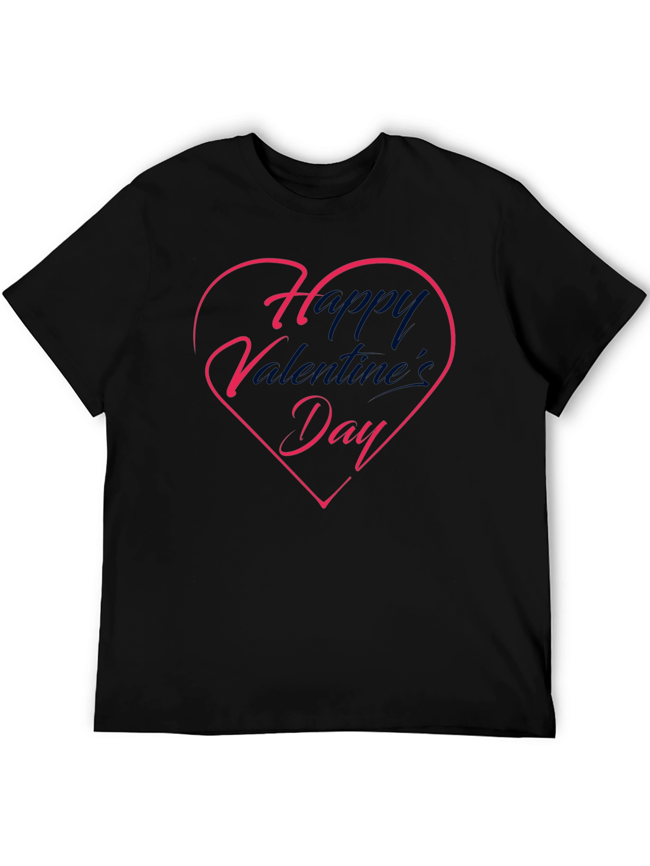 Happy Valentines Day Heart Graphic T-Shirt