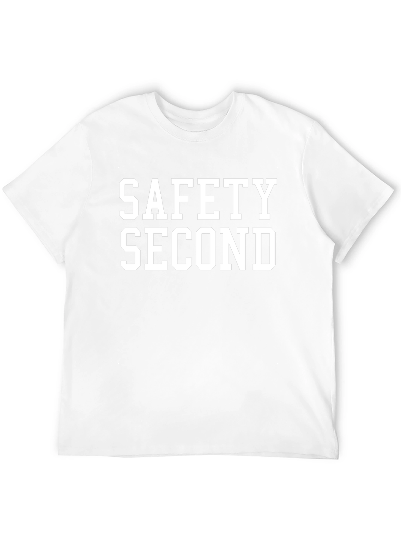 Safety Second Graphic Tee - Black Cotton T-Shirt