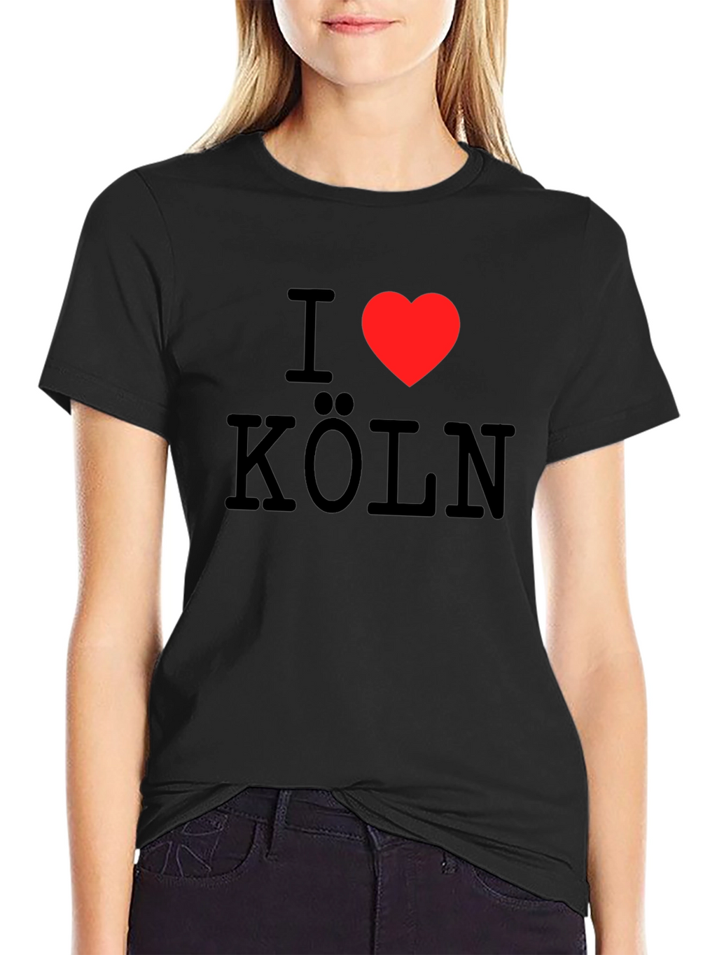 I Love Cologne T-Shirt - Black Cotton Tee