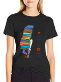I Love My Boss Funny T-Shirt