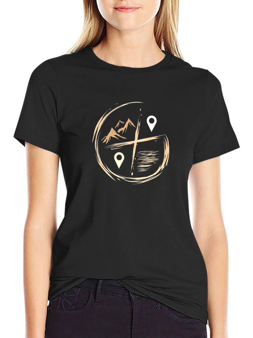 Adventure Ready Black Graphic T-Shirt
