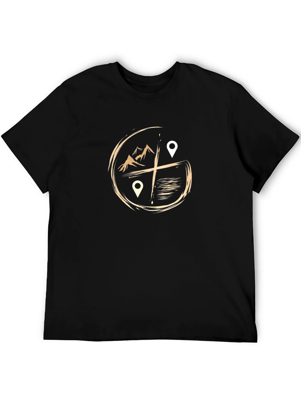 Adventure Ready Black Graphic T-Shirt