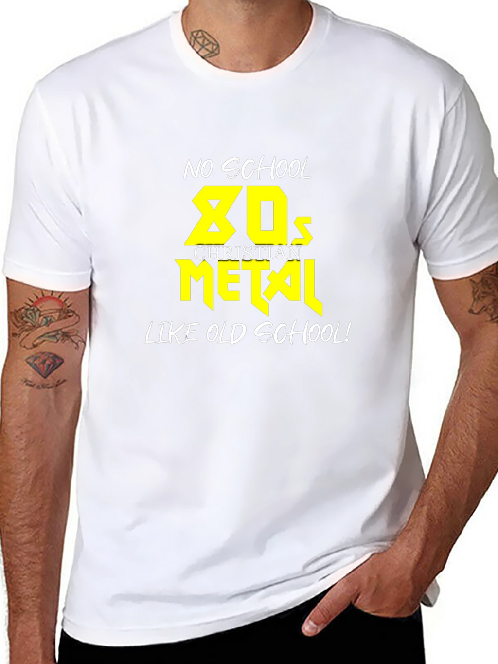 No School 80s Christian Metal T-Shirt