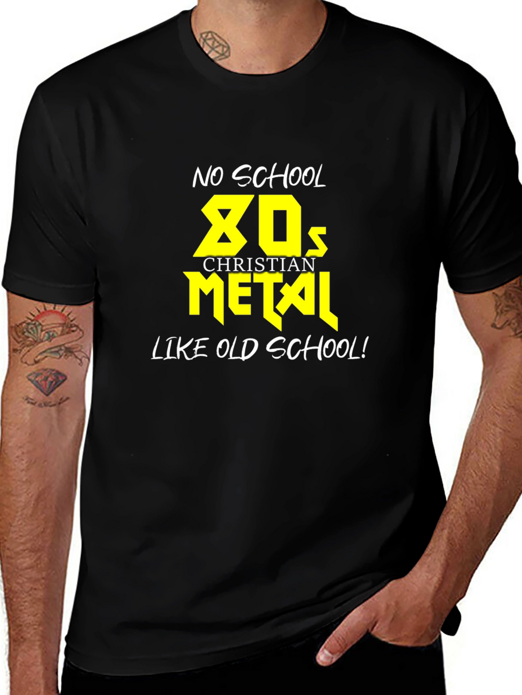 No School 80s Christian Metal T-Shirt