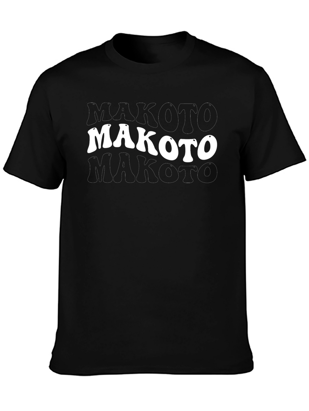 Makoto Graphic Tee - Retro Style