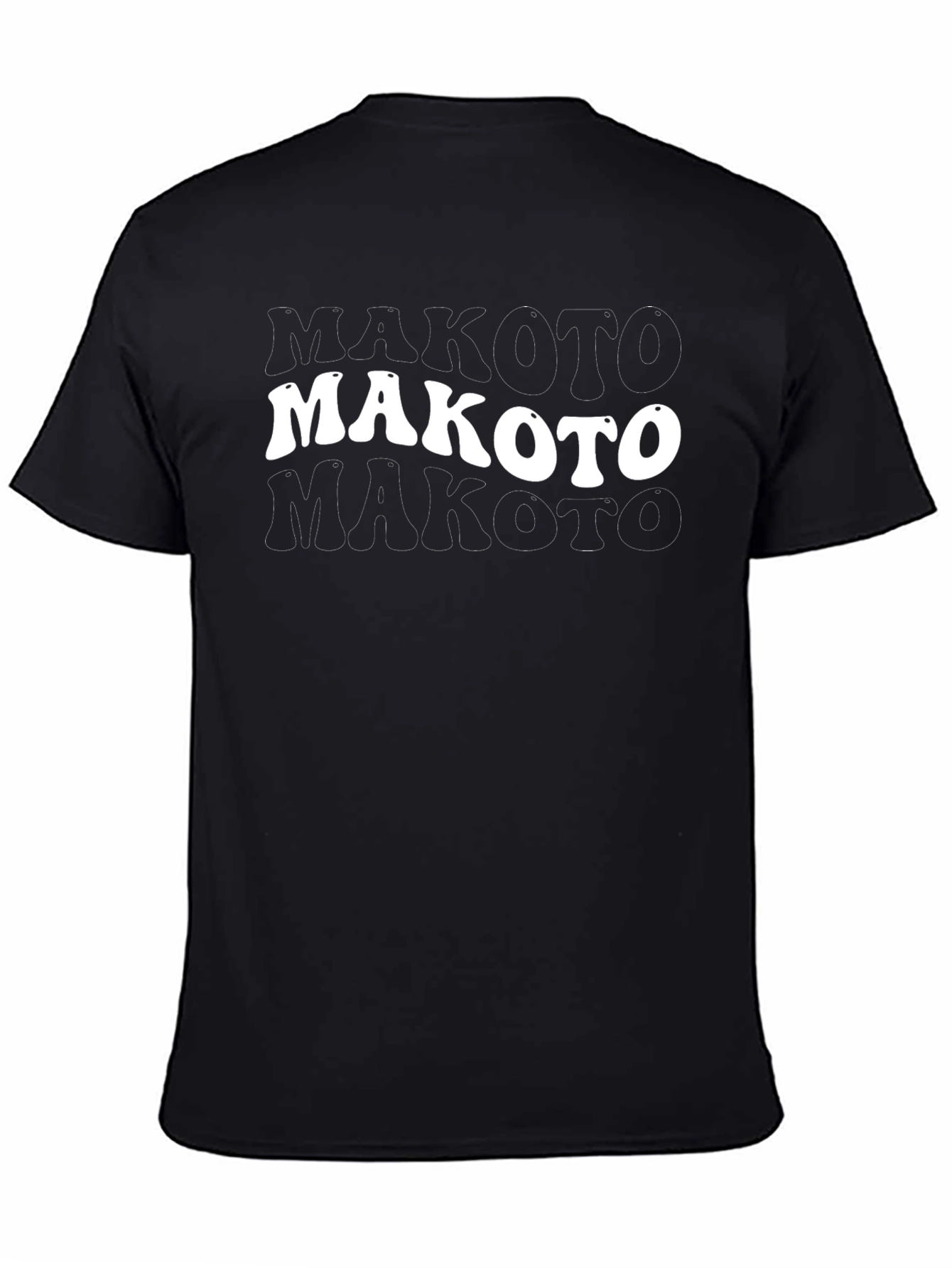 Makoto Graphic Tee - Retro Style