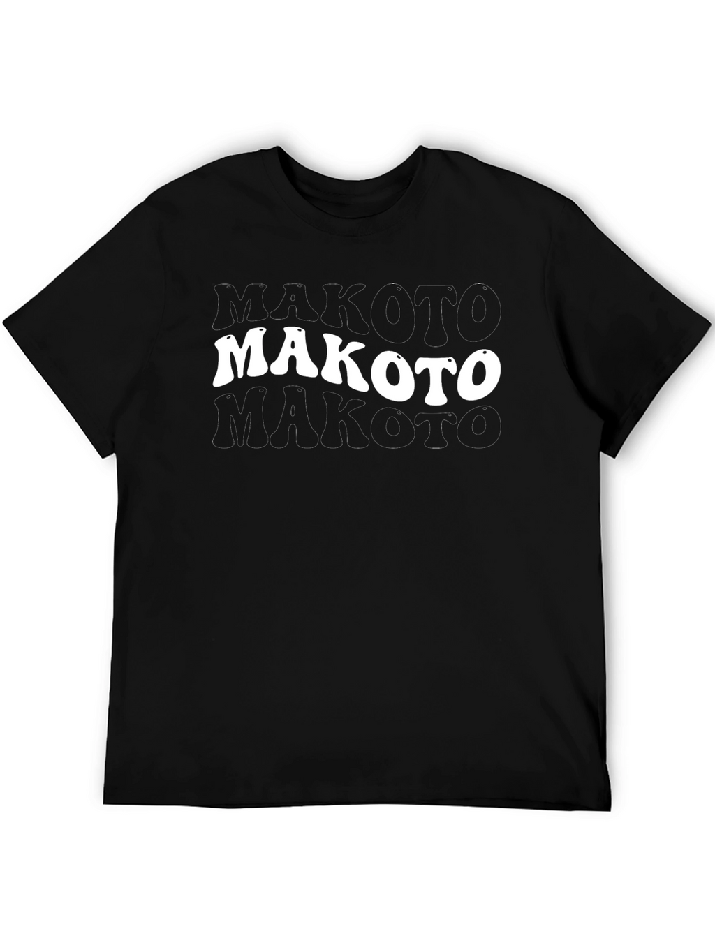 Makoto Graphic Tee - Retro Style