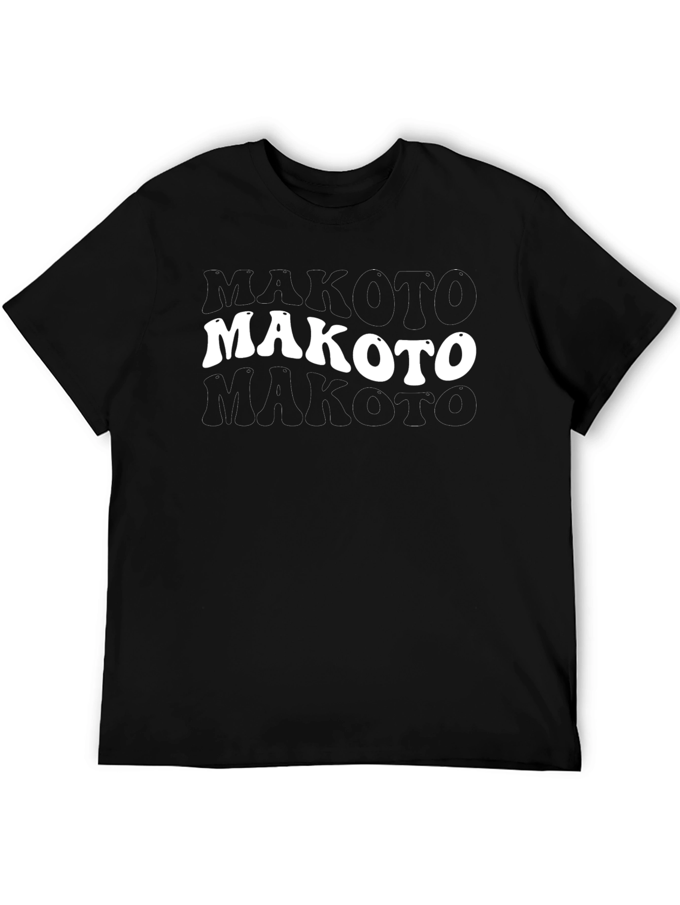 Makoto Graphic Tee - Retro Style